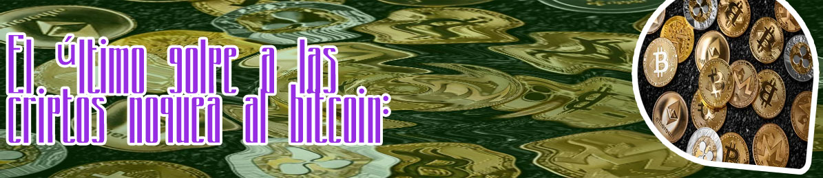 Desplome de criptomonedas